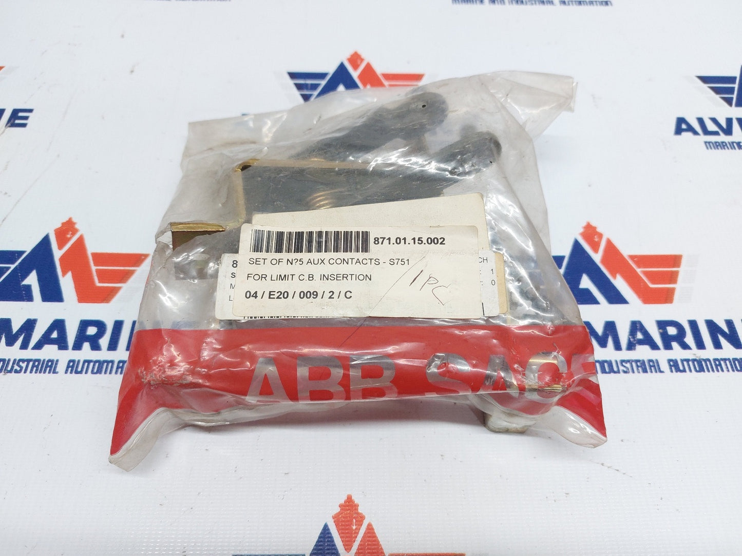 ABB 871.01.15.002 AUX CONTACTS - S751 FOR LIMIT C.B INSERTION