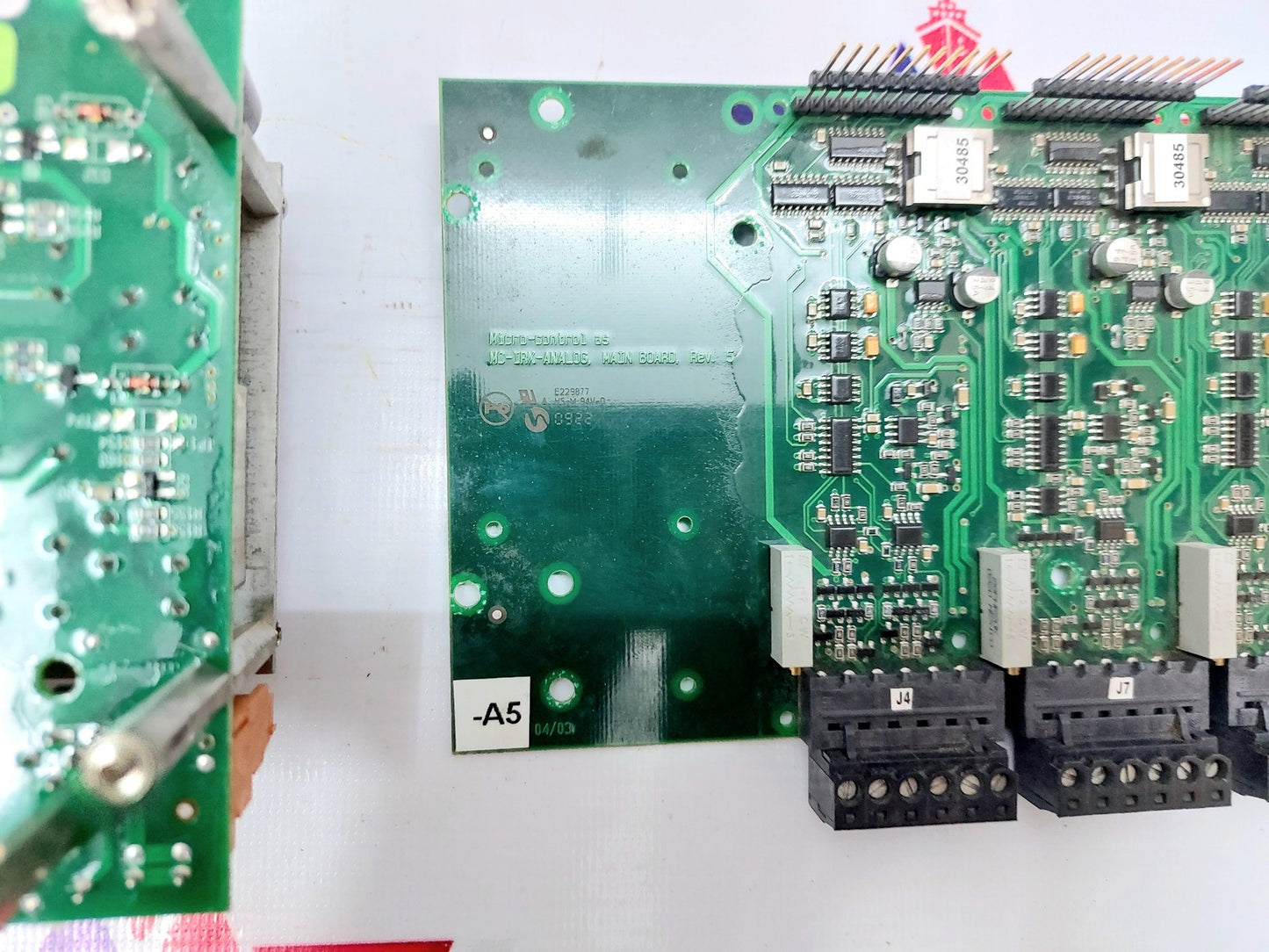 CAVOTEC MICRO-CONNTROL MC-IRX2 TERMINAL BOARD MC-IRX-ANALOG MAIN BOARD REV. 5.5