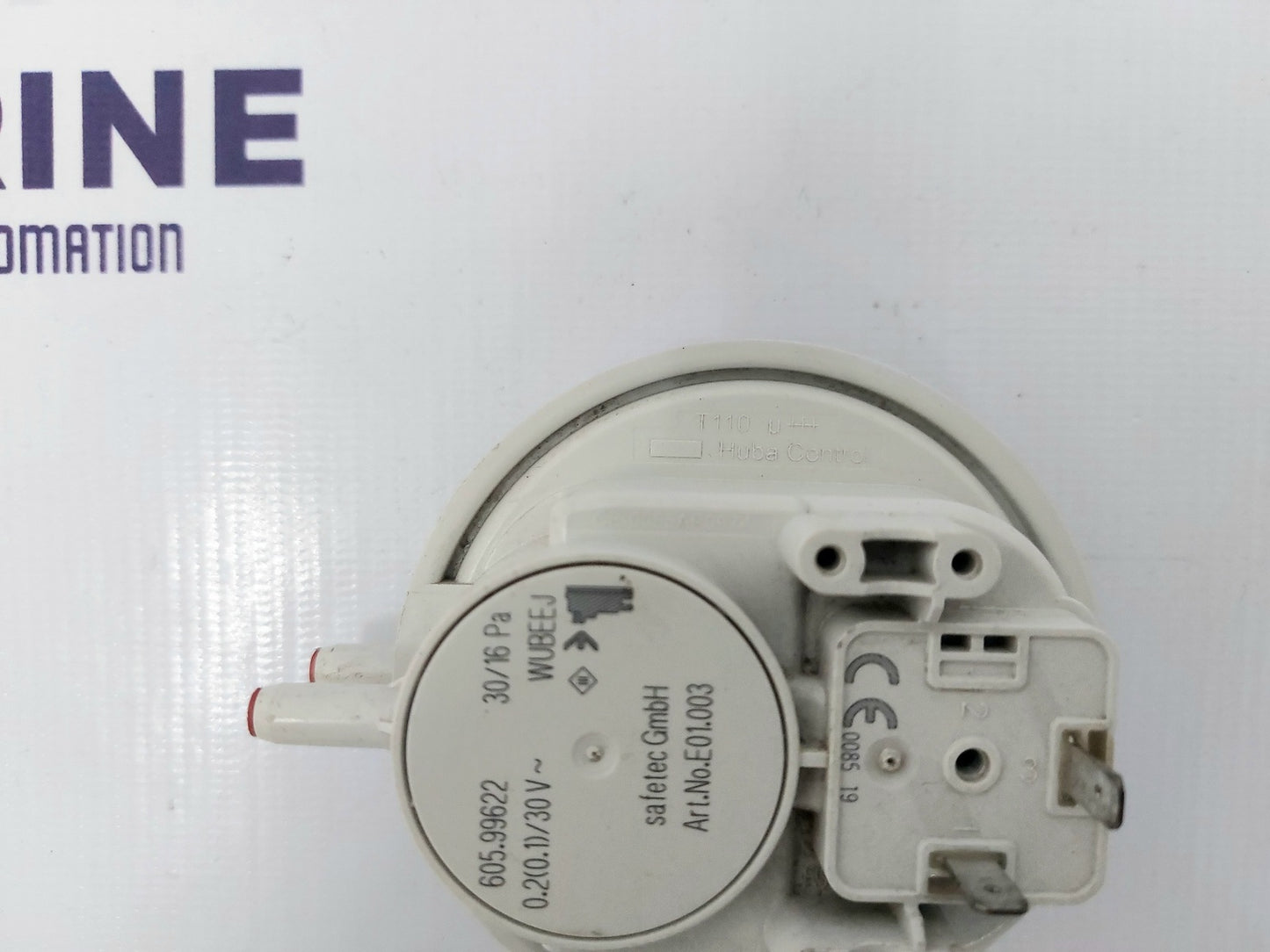 SAFETEC HUBA CONTROLS E01.003 AIRFLOW INDICATOR 605 (3)
