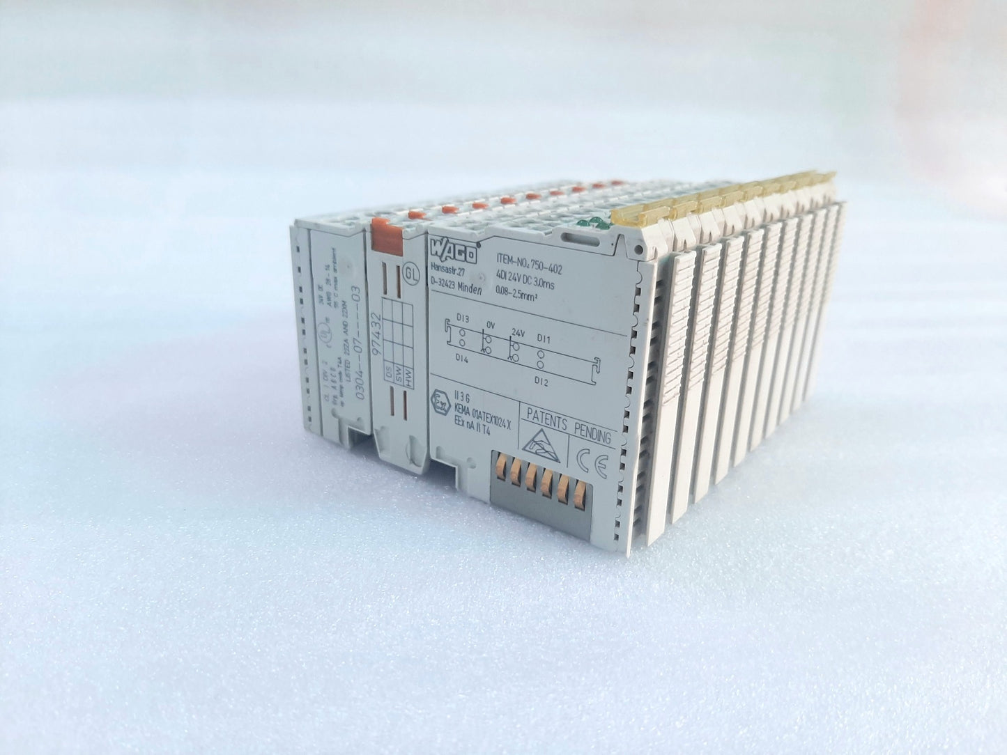 LOT OF 10 WAGO 750-402 INPUT MODULE (5)