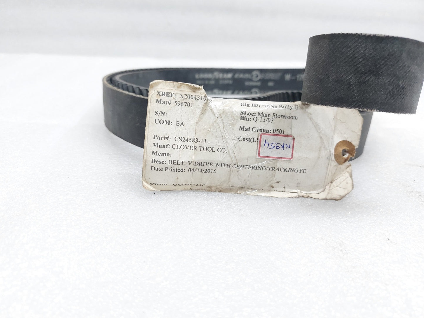 CLOVER CS24583-11 BELT, V-DRIVE D113Y13 (3)