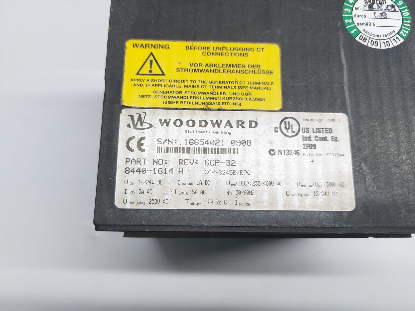 WOODWARD GCP-30 GENSET CONTROL PACKAGE 8440-1614 H GCP-32 (5)