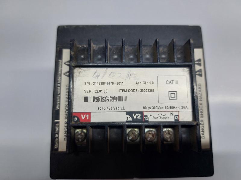 SCHNEIDER ELECTRIC CONZERV DM1210 SINGLE PHASE DIGITAL VOLTMETER