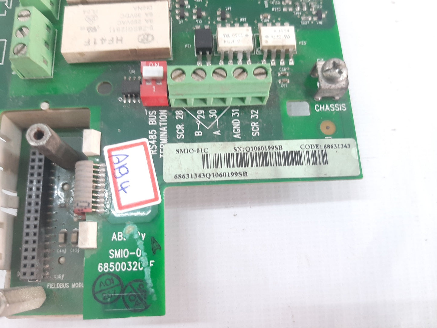 ABB SMIO-01C 68631343Q1060199SB ACS510 SERIES CPU MOTHERBOARD (3)