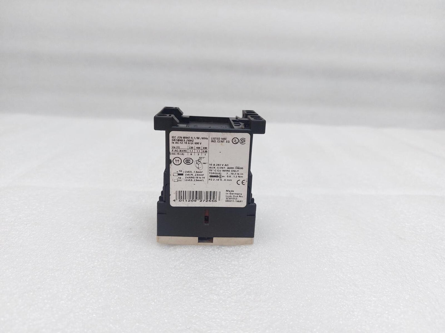 SIEMENS SIRIUS 3RH1122-1AP00 CONTACTOR