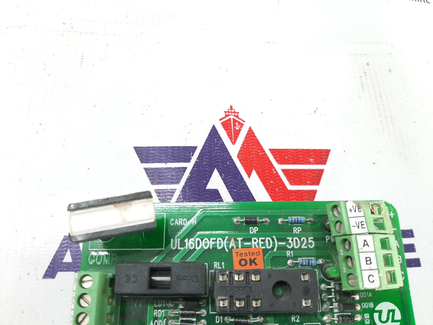 UL AUTOMATION UL16D0D (AT-RED)-3D25 PCB CARD