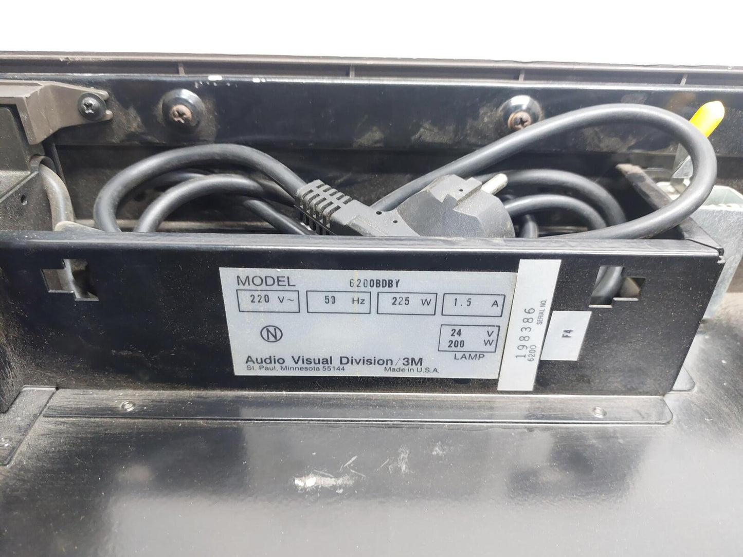 ERLING PEDERSN 6200BDBY AUDIO VISIUAL DIVISION/3M