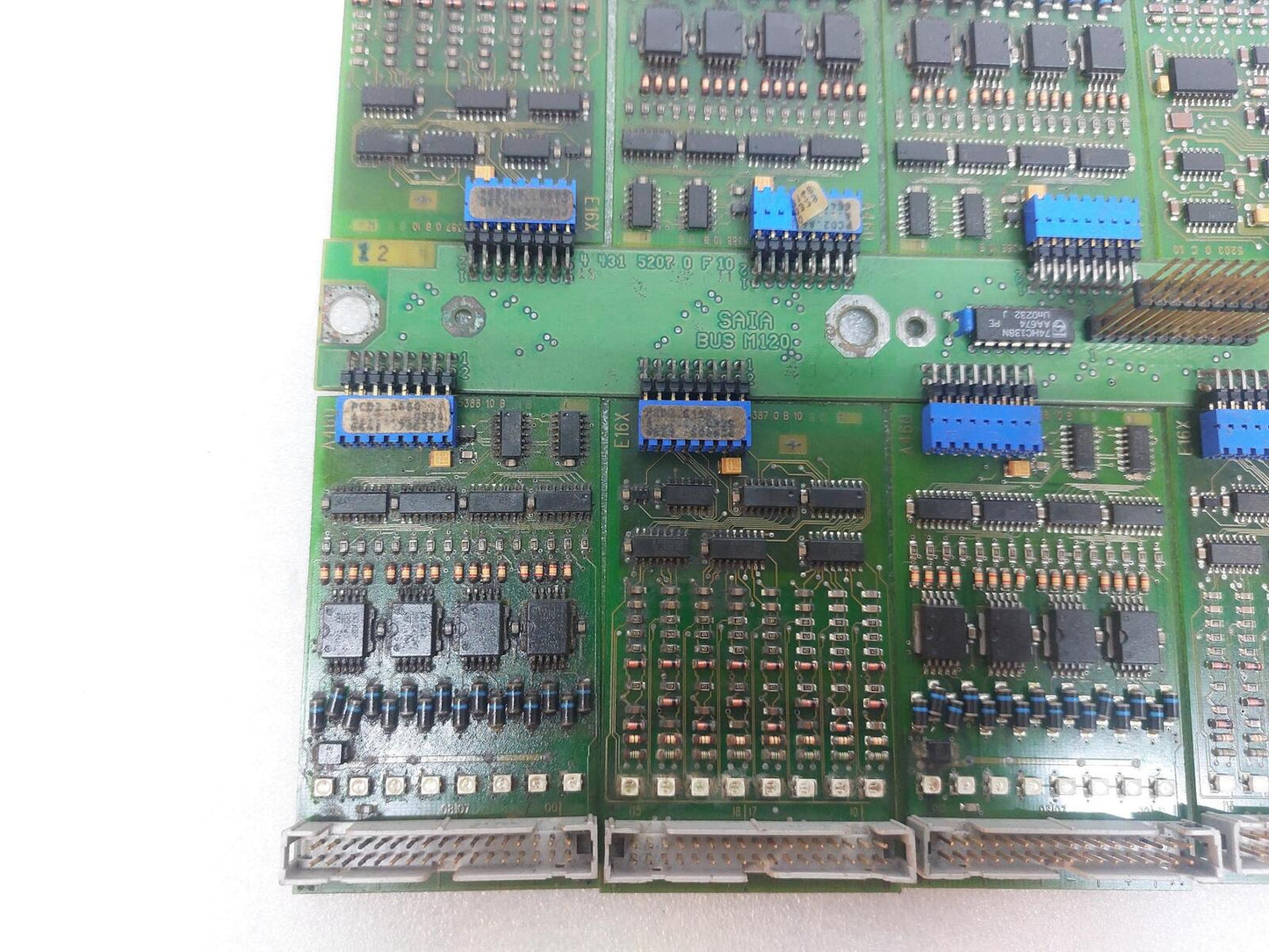 SAIA BUS M120 4 431 5207 0 F 10 PCB CARD 387 0 8 10 5203 0 C 10