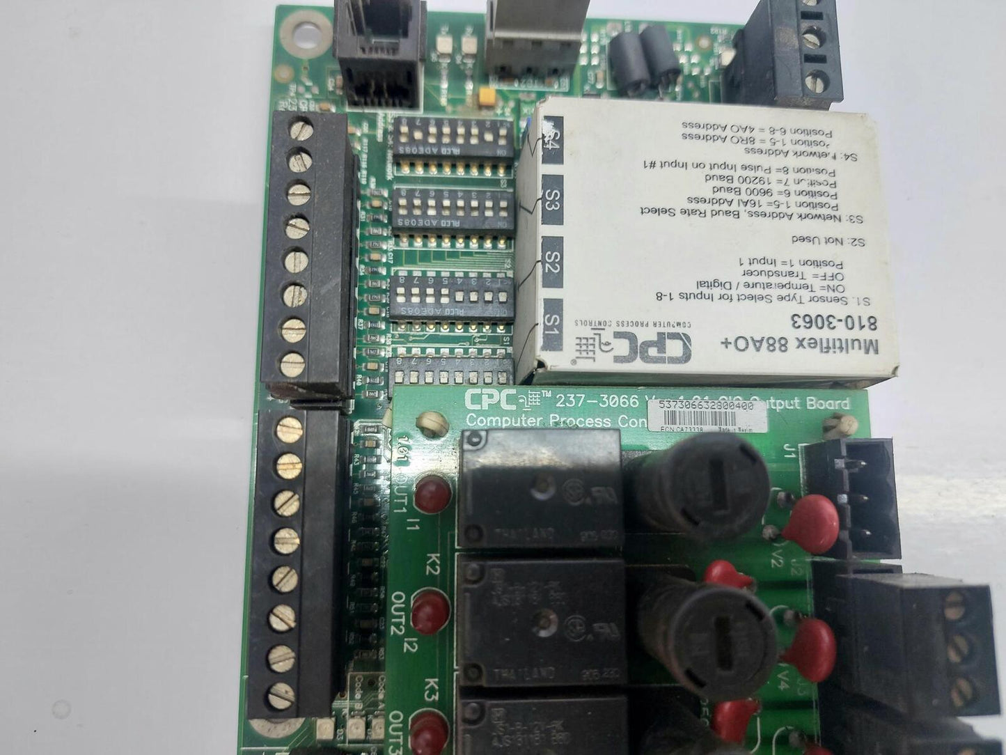 COMPUTER PROCESS CONTROL 237-3066 OUTPUT CARD MULTIFLEX 810-3063