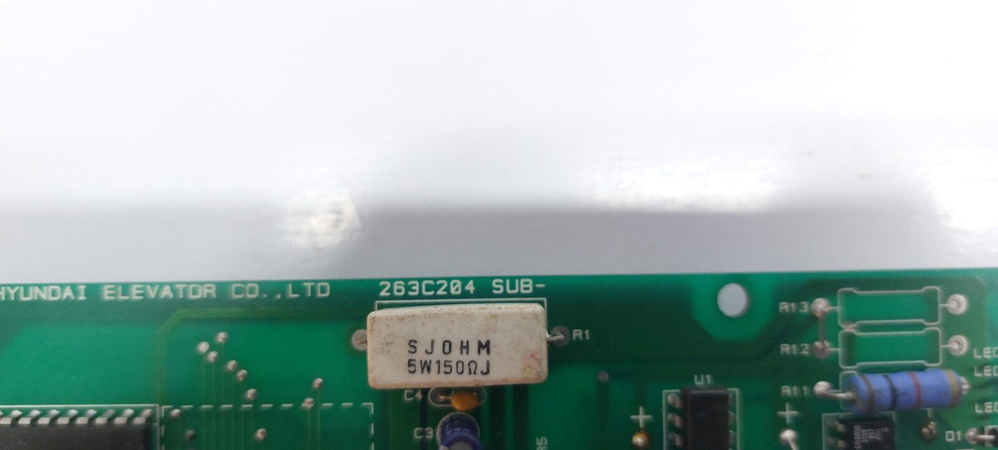 HYUNDAI ELEVATOR 263C204 SUB DISPLAY CARD (2)