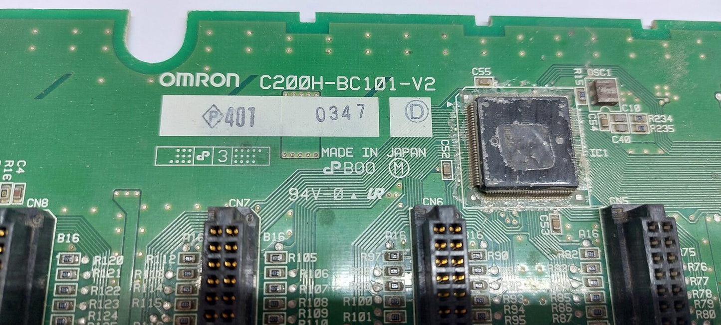 OMRON C200H-BC101-V2 CPU BASE BOARD