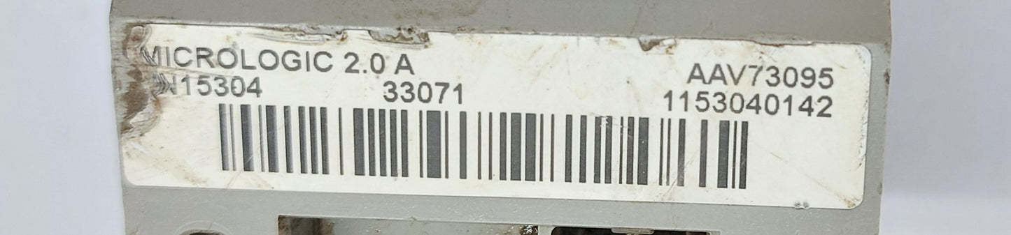 SCHNEIDER ELECTRIC 33071 3N15304 MICROLOGIC 2.0 A CONTROL UNIT
