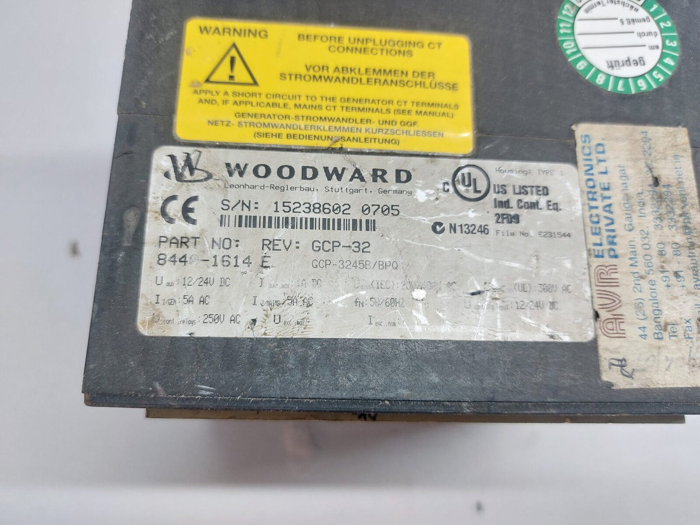 WOODWARD GCP-30 GENSET CONTROL PACKAGE 8440-1614 GCP-32