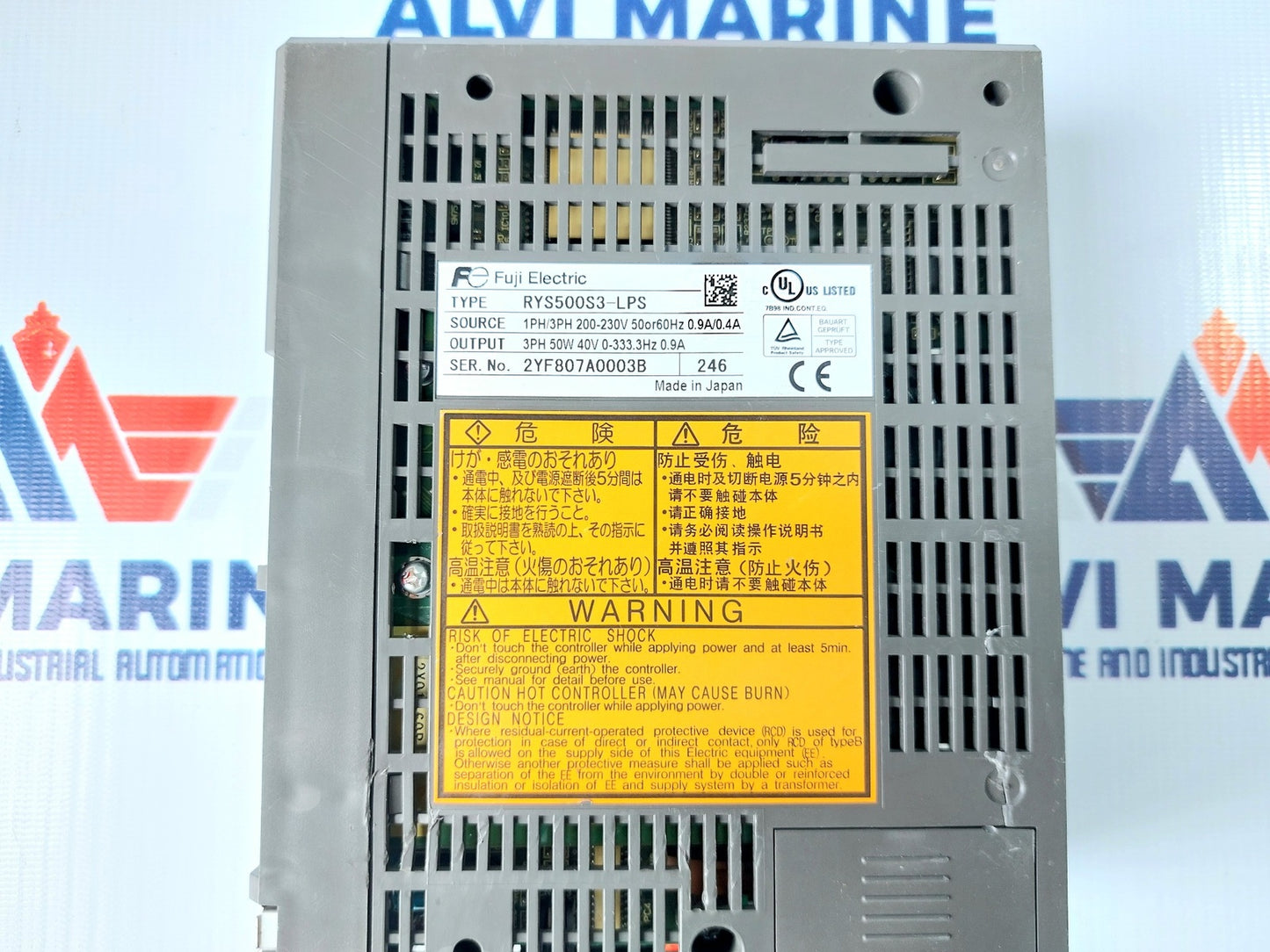 FUJI ELECTRIC FALDIC RYS500S3-LPS SERVO DRIVE AMPLIFIER