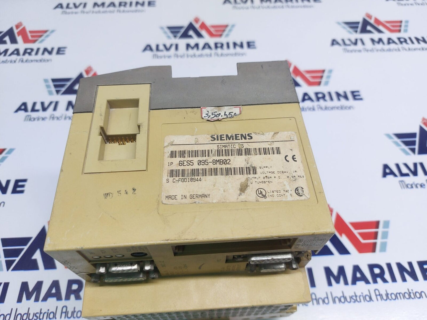 SIEMENS SIMATIC S5-95U 6ES5 095-8MB02 CONTROLLER