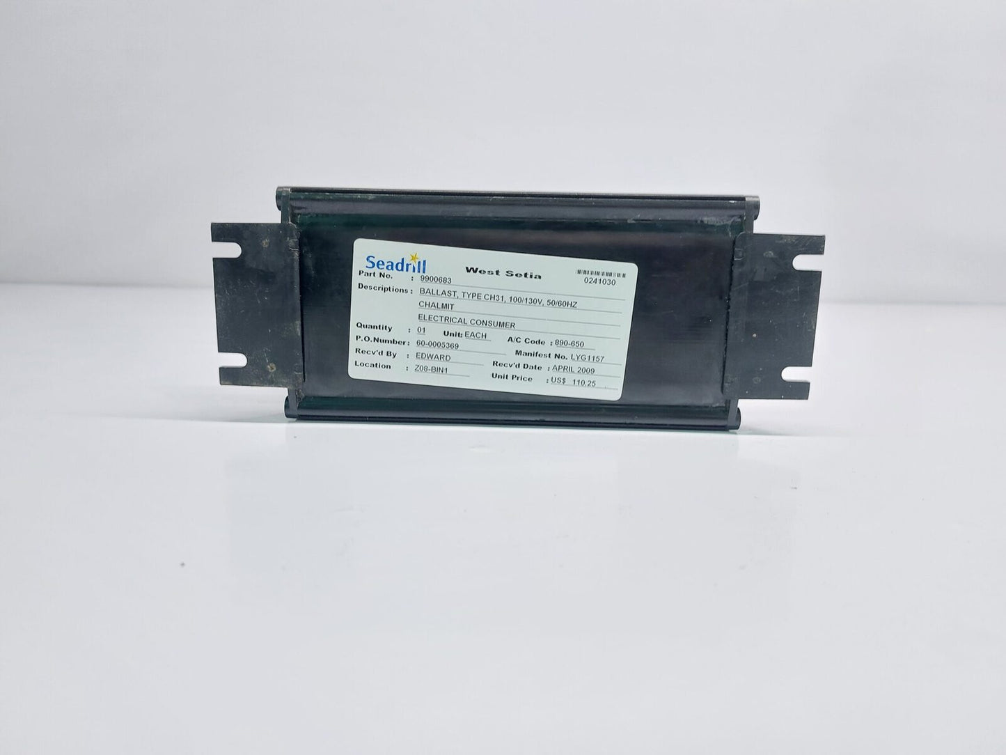 TRANSTAR CH-EOL-40 ELECTRONIC POWER SUPPLY