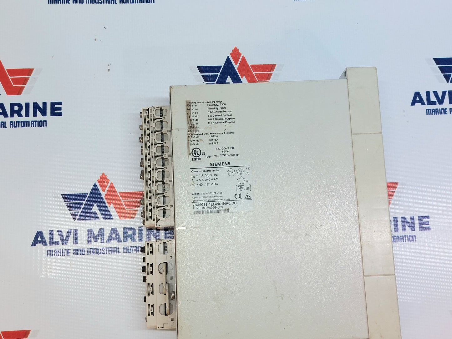 SIEMENS 7SJ6021-4EB20-1HA0/CC OVERCURRENT PROTECTION RELAY