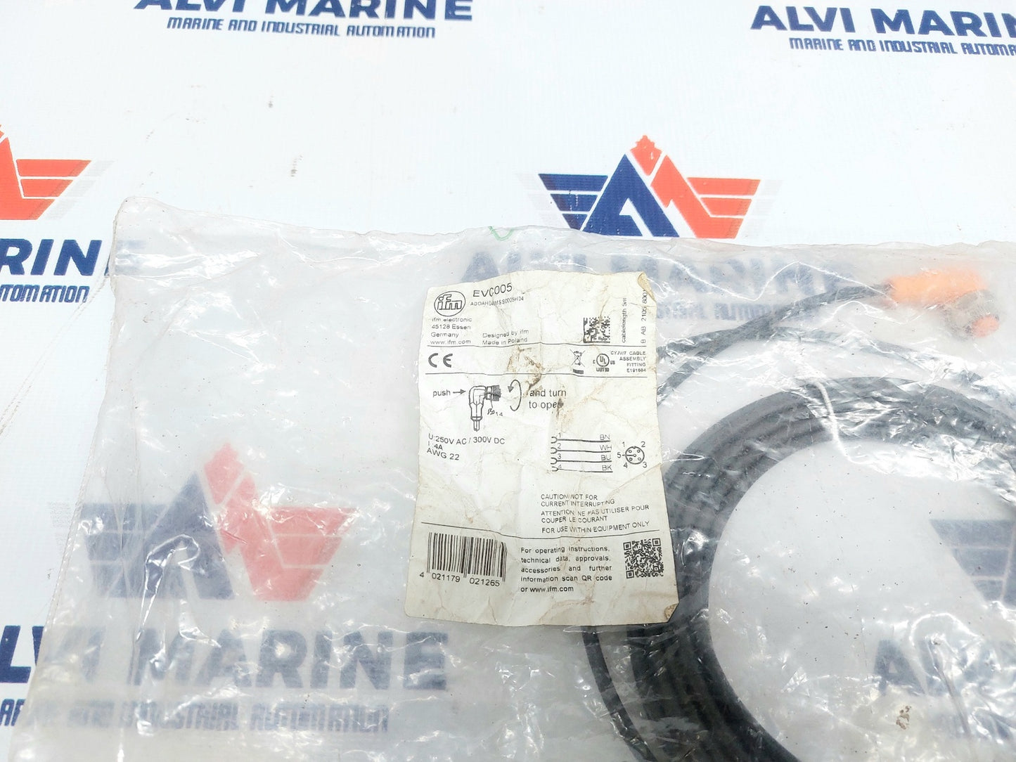 IFM EVC005 ELECTRONIC CABLE CONNECTOR (2)