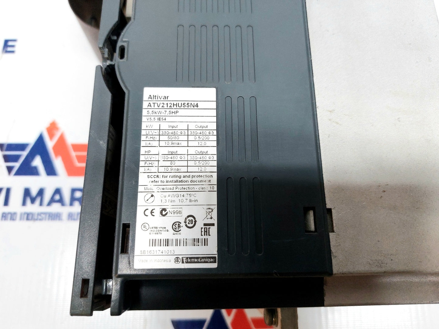 SCHNEIDER ELECTRIC ALTIVAR ATV212HU55N4 VARIABLE FREQUENCY DRIVE 5.5KW-7.5HP