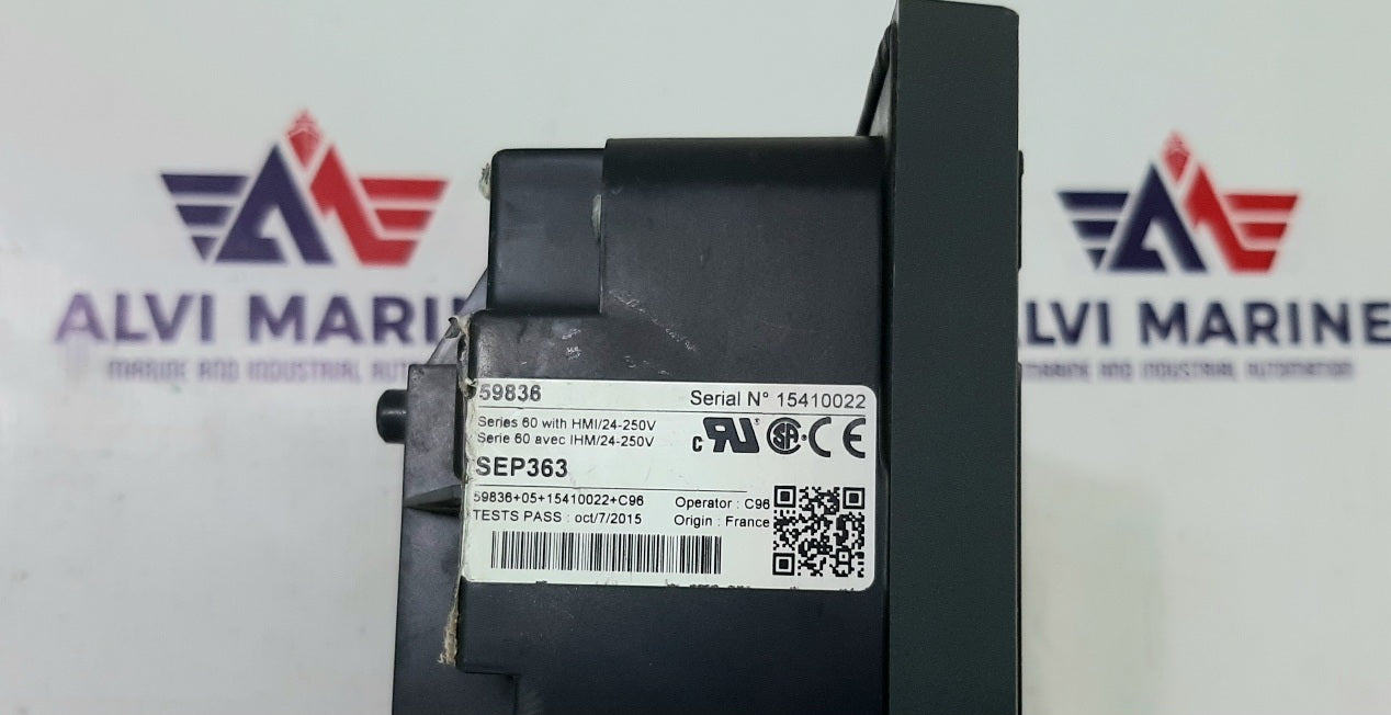 SHCNEIDER ELECTRIC SERIES 60 SEPAM SEP363 DIGITAL PROTECTION RELAY 59836 (2)