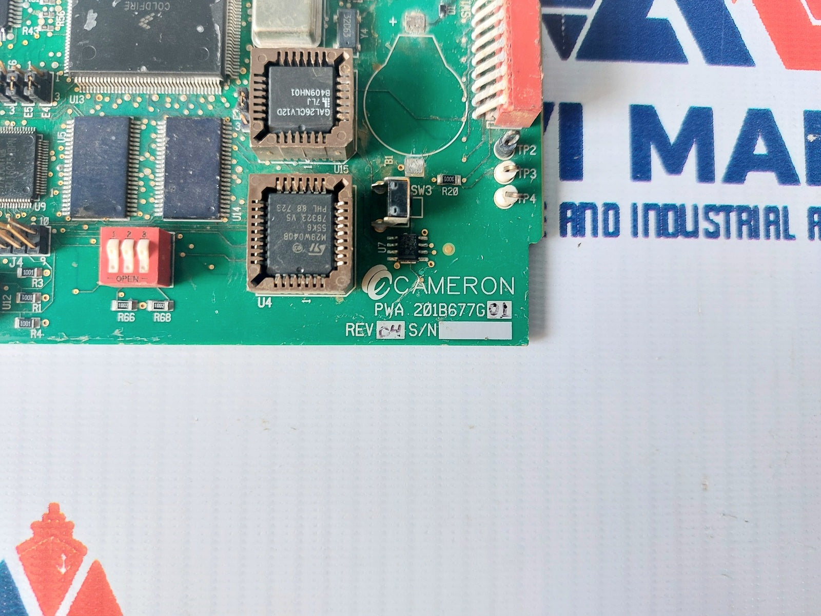 CAMERON PWA 201B677G01 PCB CARD 201B676H01 (2)