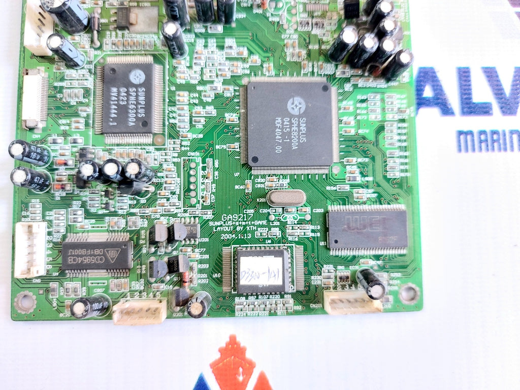 SUNPLUS GA9217 PCB CARD LAYOUT