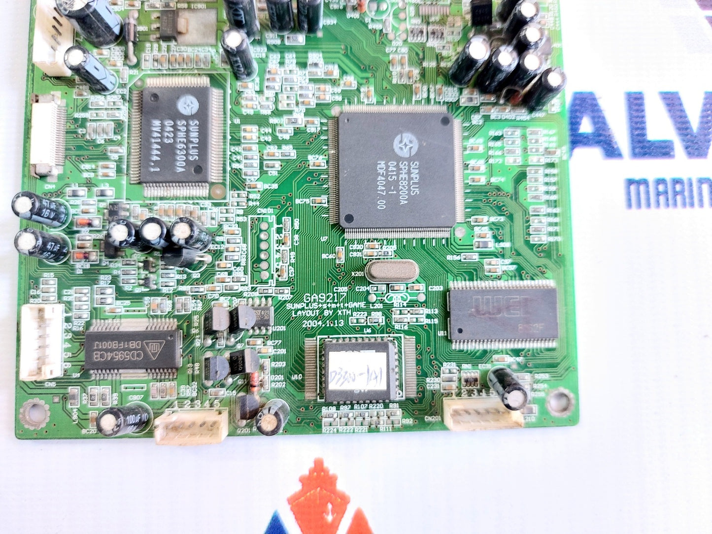 SUNPLUS GA9217 PCB CARD LAYOUT