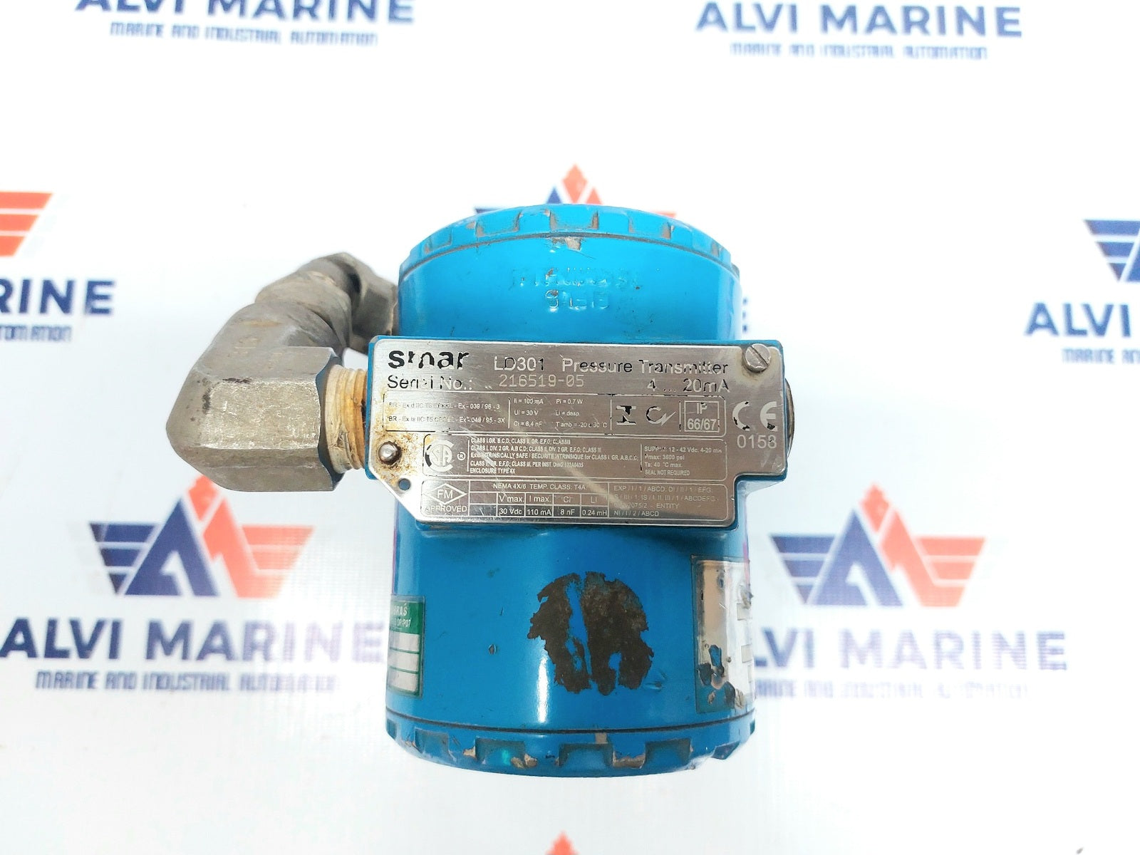 ROSEMOUNT SMAR LD301 PRESSURE TRANSMITTER WITH PRESSURE SENSOR MODEL D4 (2)