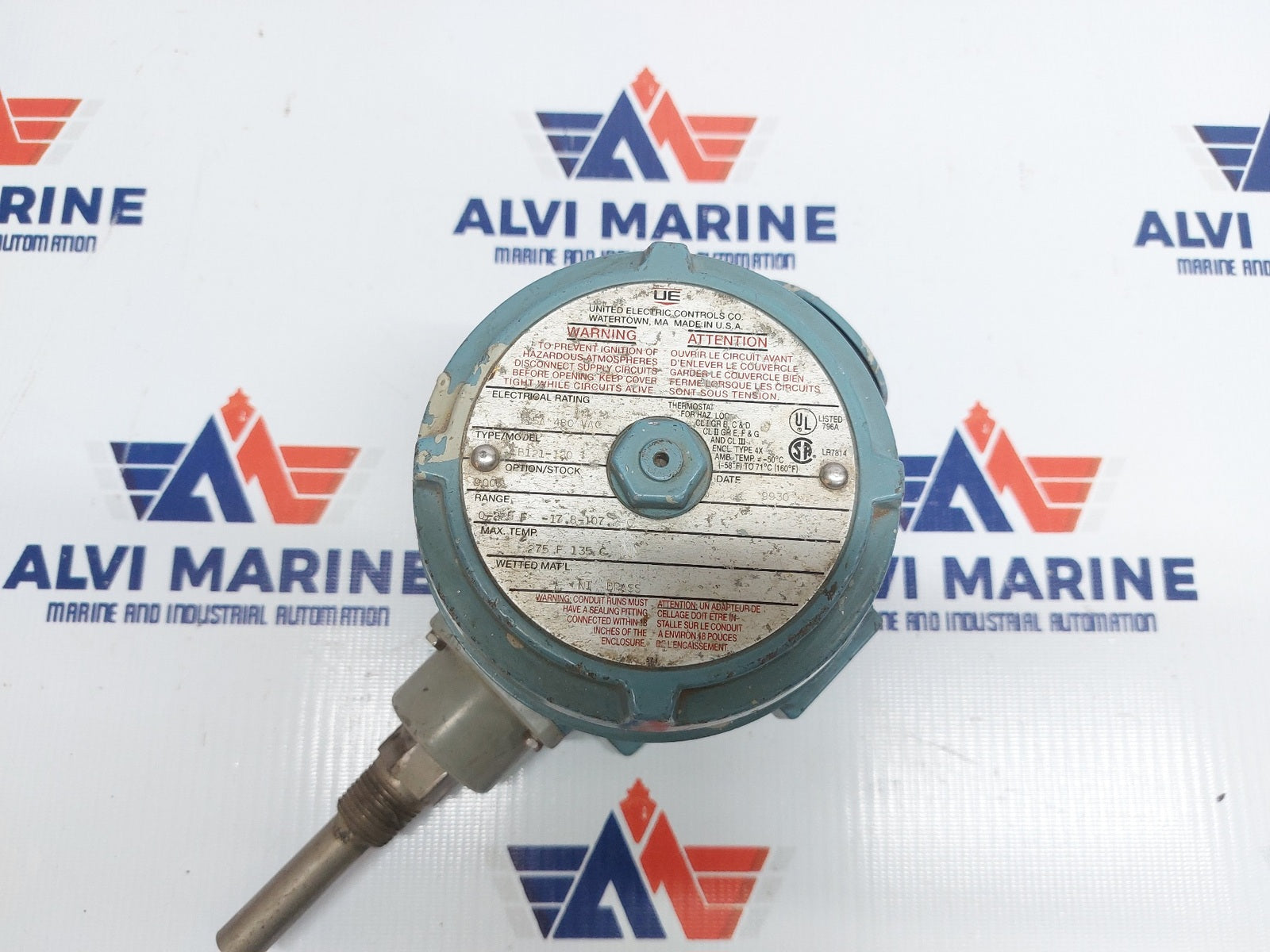 UNITED ELECTRIC B121-120 TEMPERATURE SWITCH (2)