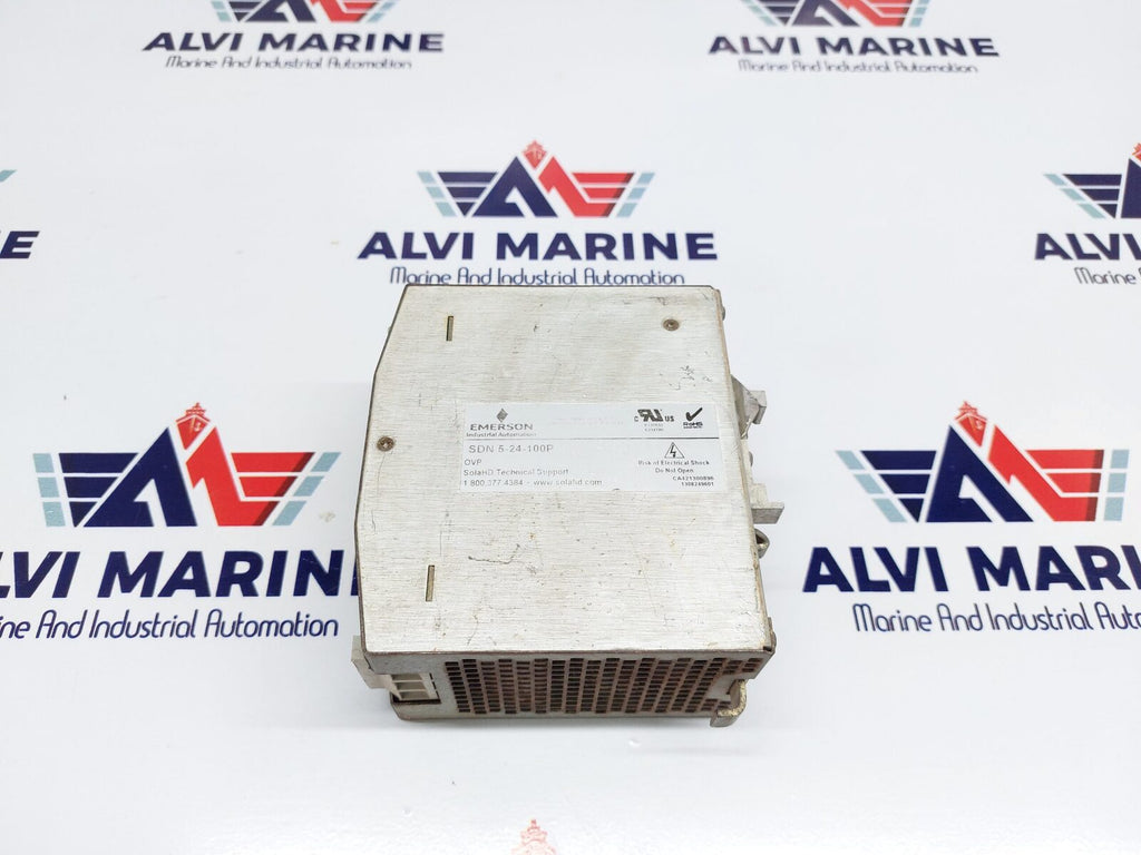 EMERSON SDN 5-24-100P POWER SUPPLY 115-230VAC 2.2/1.A 50/60HZ