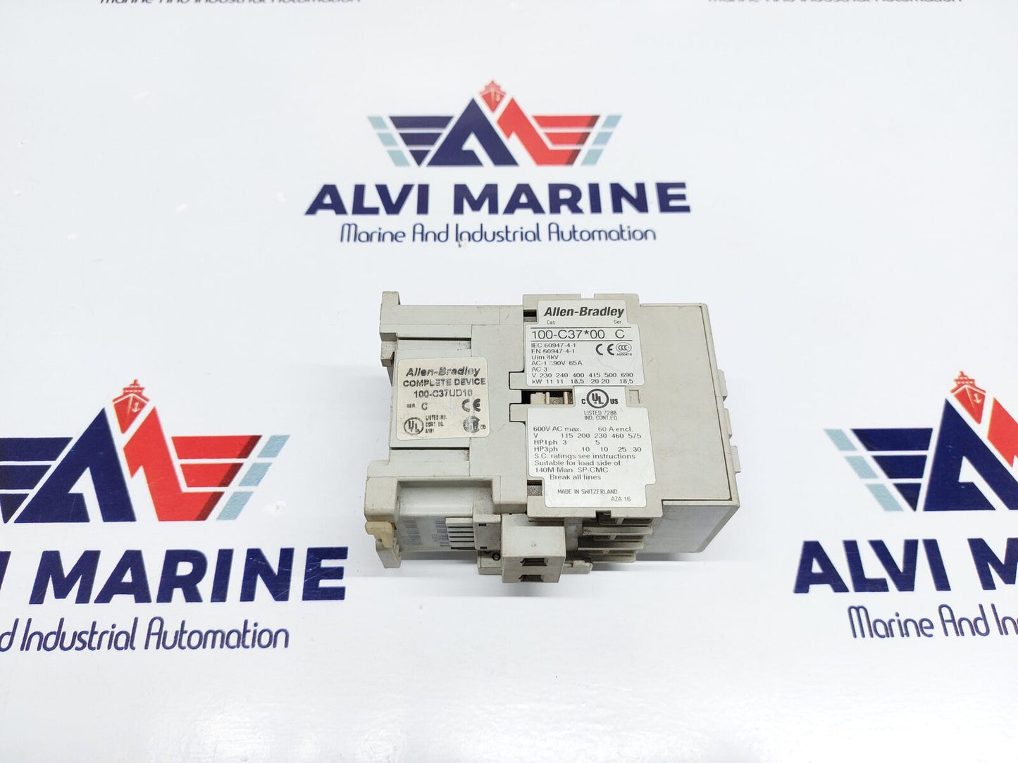 ALLEN-BRADLEY 100-C3700 SER C STARTER CONTACTOR (3)