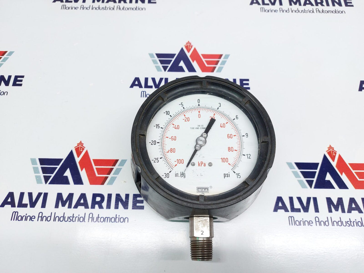 WIKA 316 SS PRESSURE GAUGE -100 – 100 KPA (2)