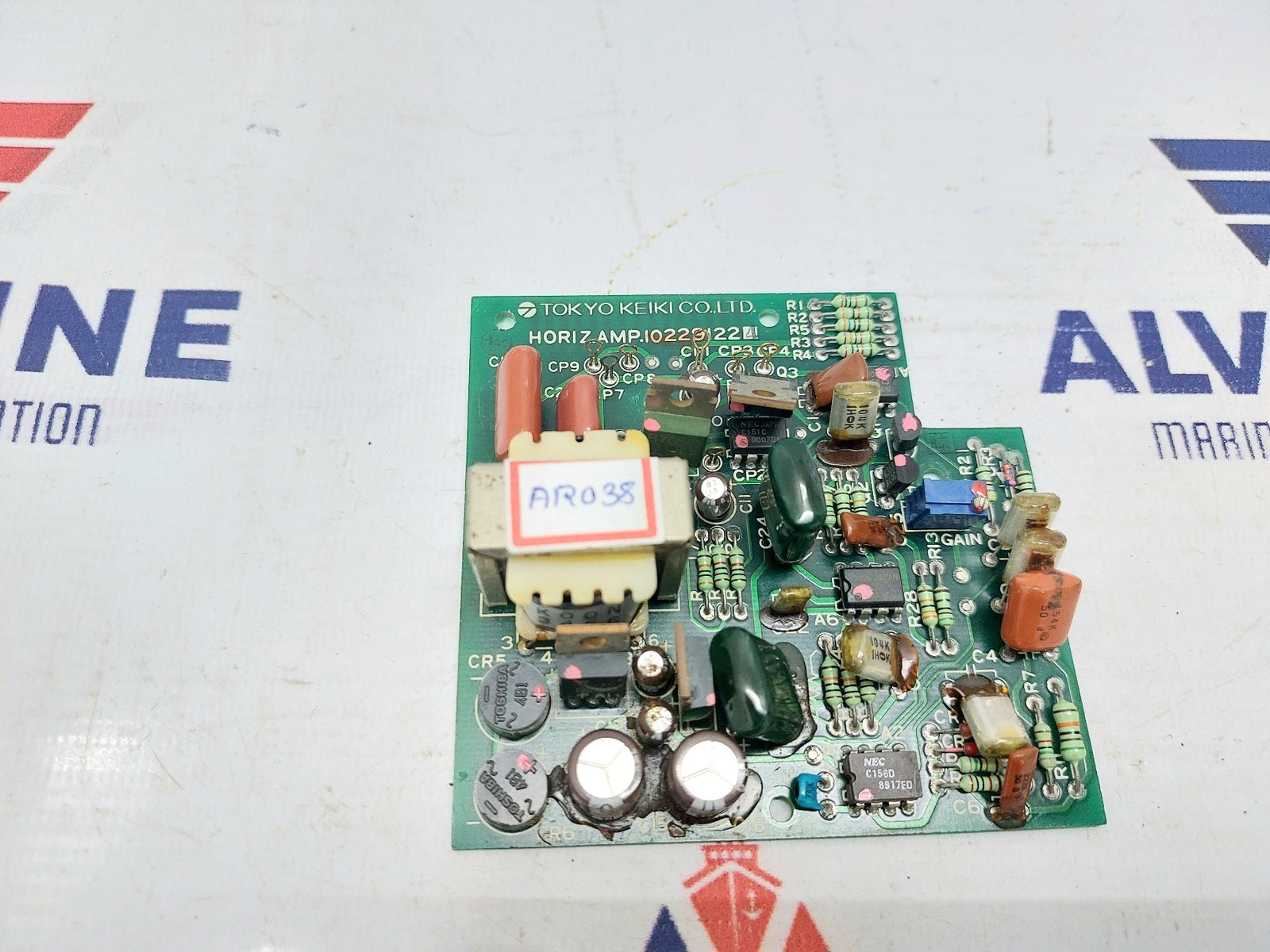 TOKYO KEIKI HORIZ AMP. 102291224 PCB CARD 102207535
