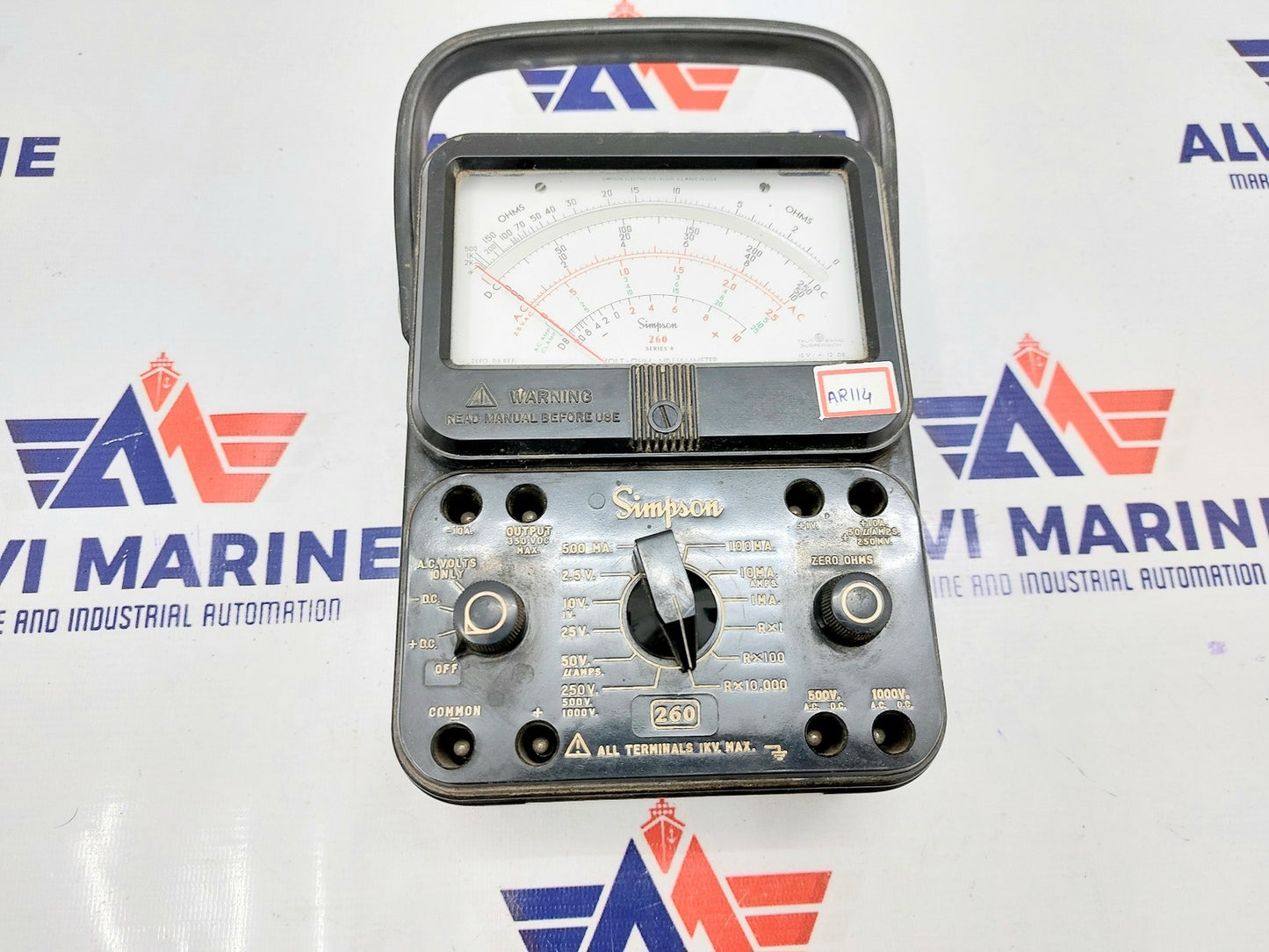 SIMPSON 260 SERIES 8 VOLT-OHM-MILLIAMMETER (2)