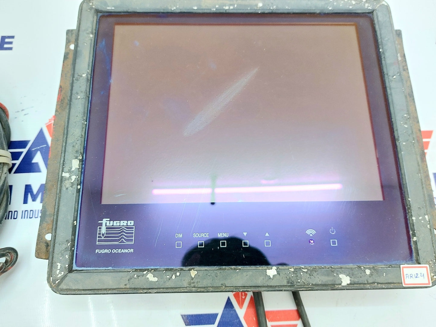 FUGRO OCEANOR GLT-104MS CCTV CONTROL MONITORING WATERPROOF LCD MONITOR
