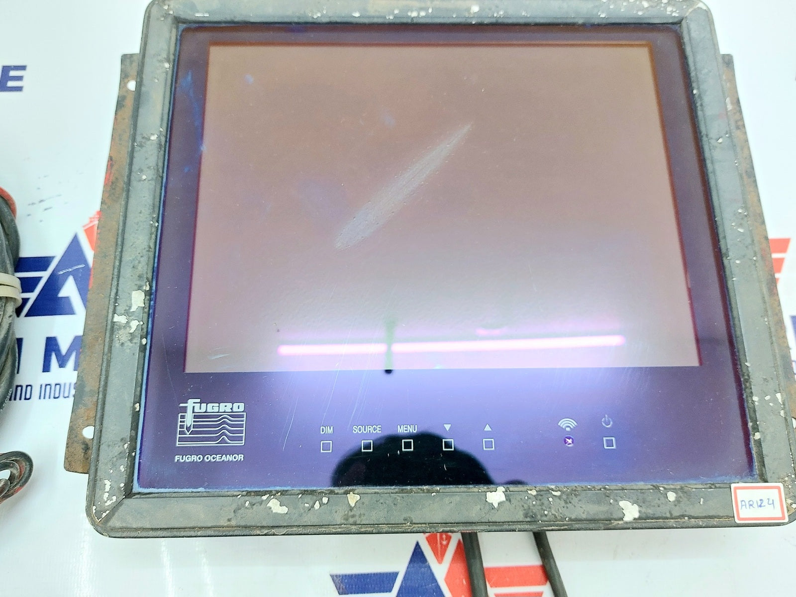 FUGRO OCEANOR GLT-104MS CCTV CONTROL MONITORING WATERPROOF LCD MONITOR