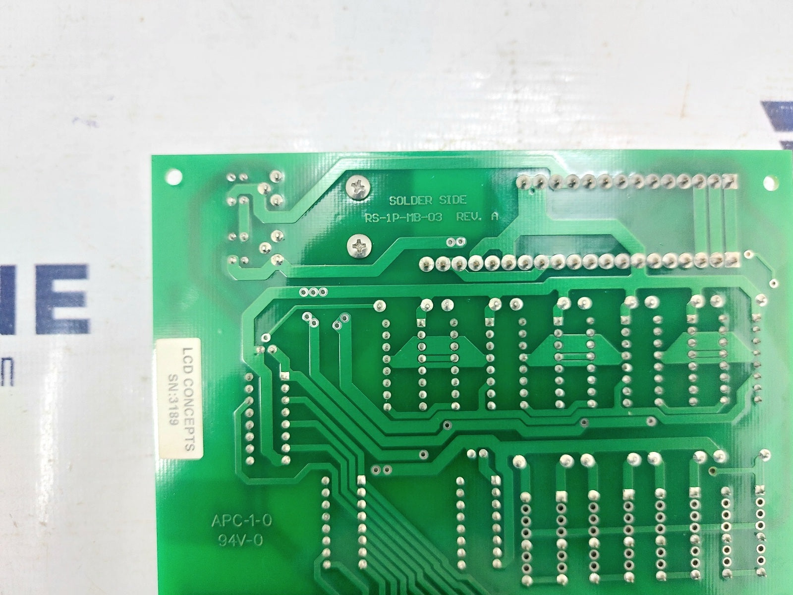 ROYAL SERVICE RS-1P-MB-03 REV. A RELAY BOARD LCD CONCEPTS (4)