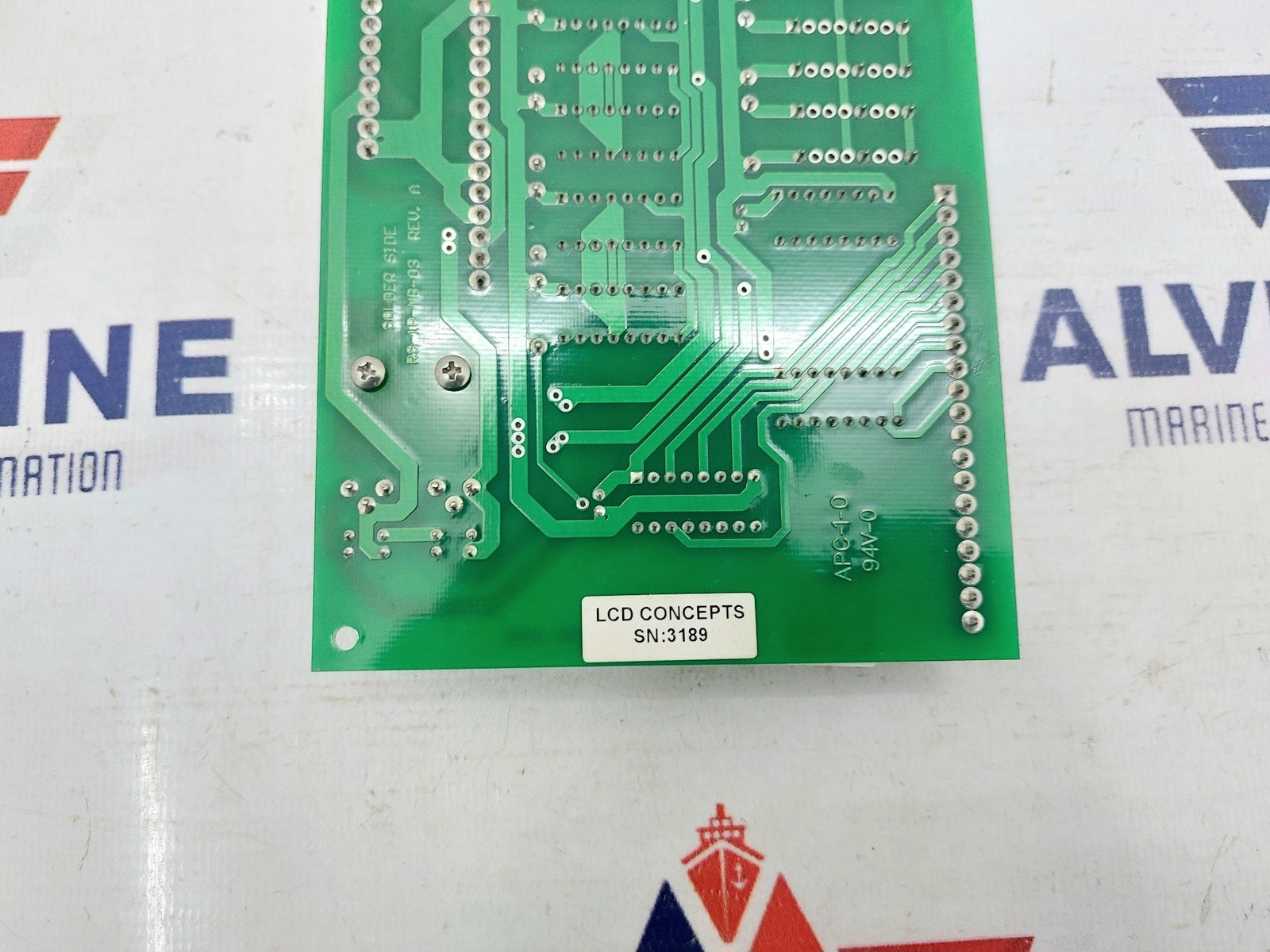 ROYAL SERVICE RS-1P-MB-03 REV. A RELAY BOARD LCD CONCEPTS (5)