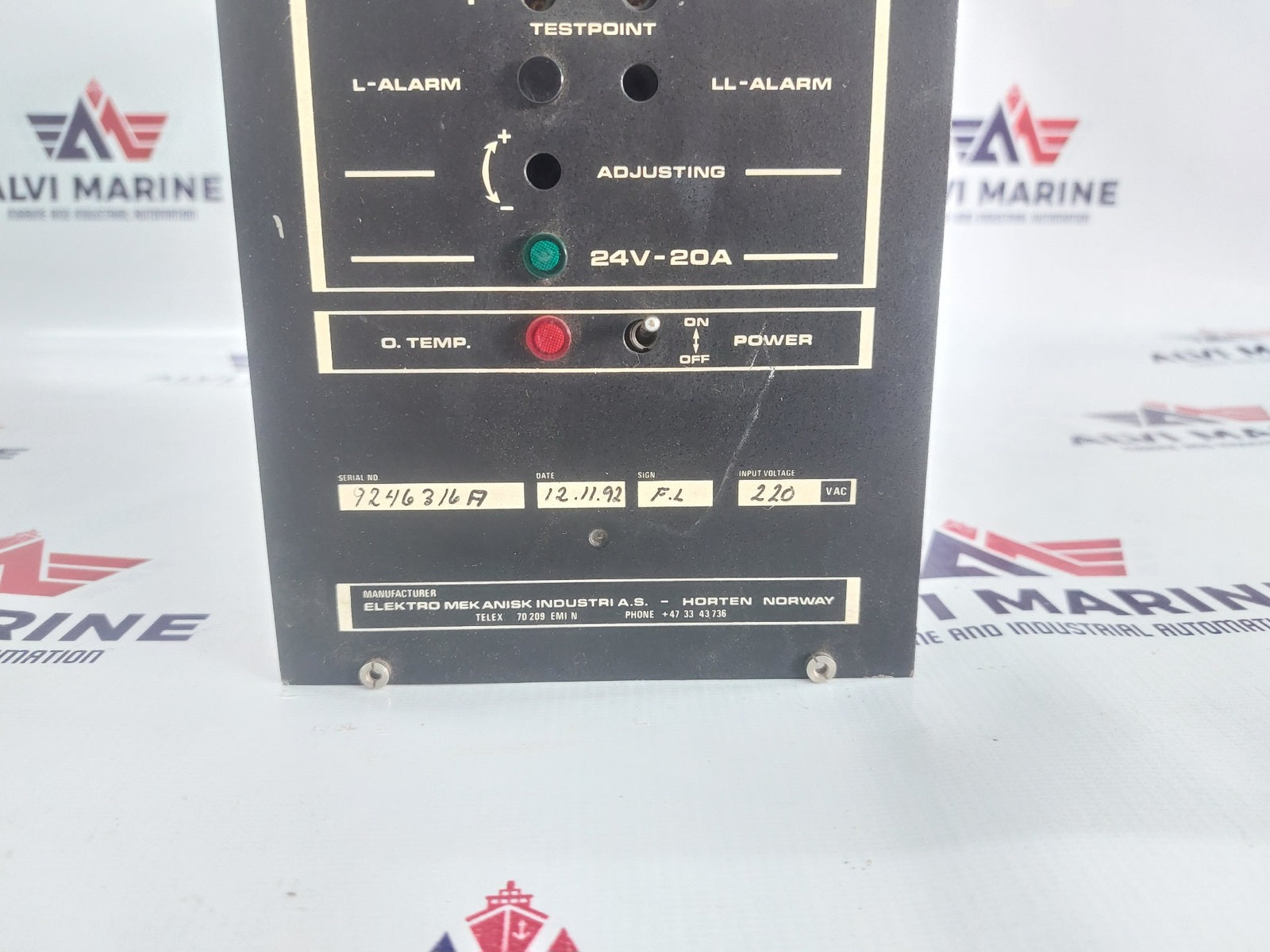ELEKTRO MEKANISK EDSP 590 DOUBLE OUTPUT POWER SUPPLY 220 VAC 24V-20A (3)