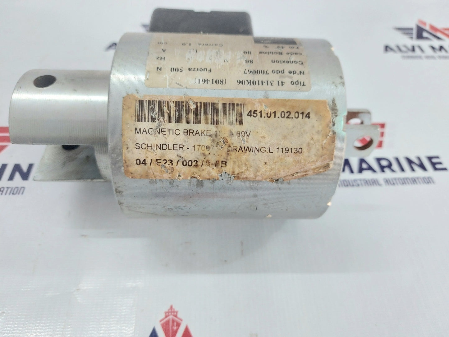 SCHINDLERBENDER 170073 MAGNETIC BRAKE 10E 80V 4131410K06 (801462)