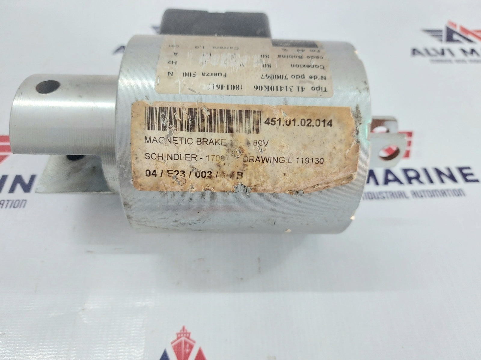 SCHINDLERBENDER 170073 MAGNETIC BRAKE 10E 80V 4131410K06 (801462)