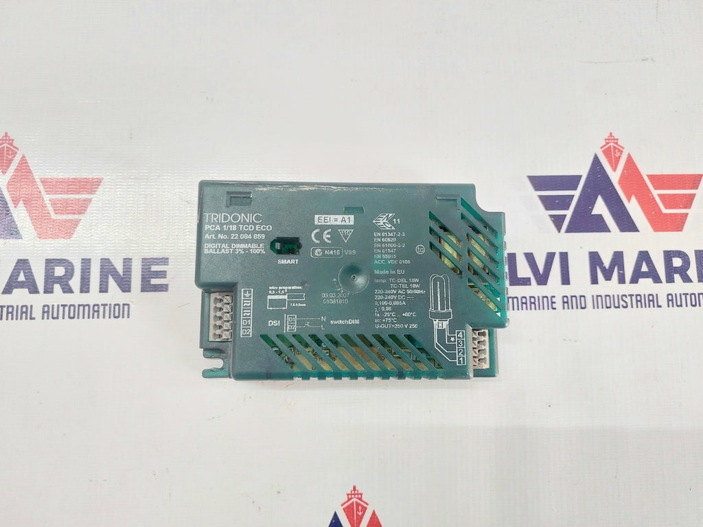 TRIDONIC PCA 1118 TCD ECO DIGITAL DIMMABLE BALLAST 22 084 859 (2)
