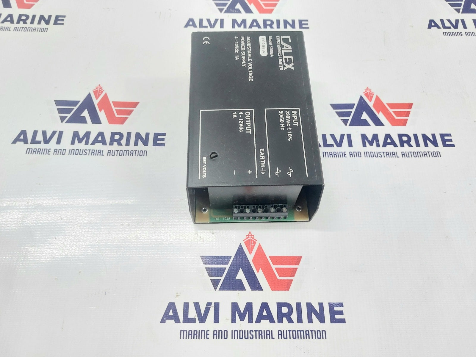 CALEX 52008A ADJUSTABLE VOLTAGE POWER SUPPLY 4-12CVDC 1A (3)