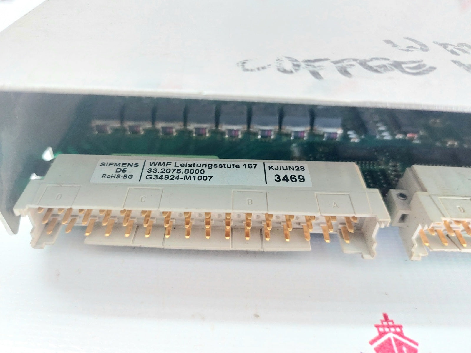 SIEMENS G34924-M1007 MAINBOARD WMF LEISTUNGSSTUFE 167 33.2075 (2)
