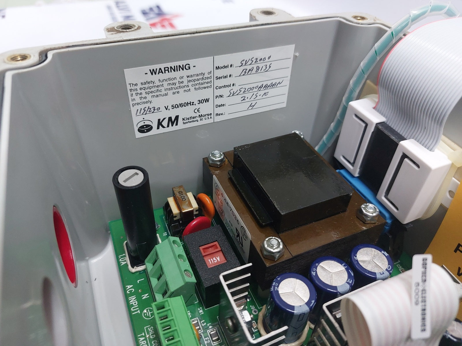 KISTLER-MORSE SVS 2000 WEIGHT CONTROLLER INDICATOR (13)