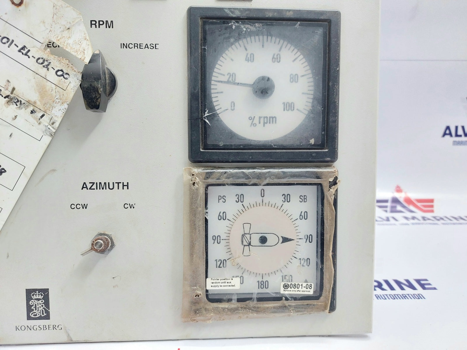 KONGSBERG THRUSTER AUXILARY FS 31 LOCAL CONTROL PANEL (3)