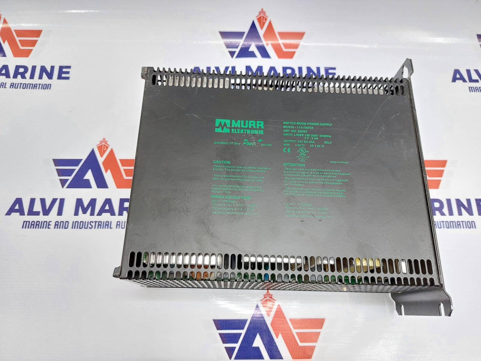 MURR ELEKTRONIK MCS20-115-230/24 SWITCH MODE POWER SUPPLY
