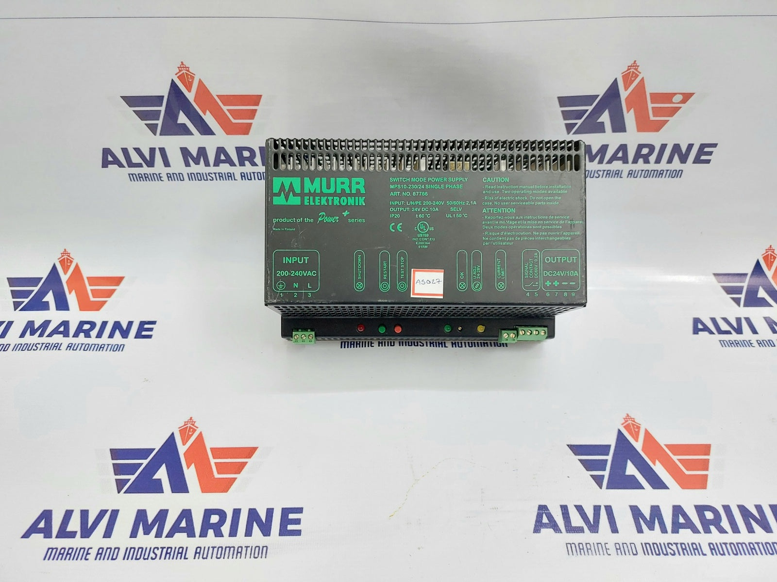 MURR ELEKTRONIK MPS10-23024 SINGLE PHASE SWITCH MODE POWER SUPPLY (2)