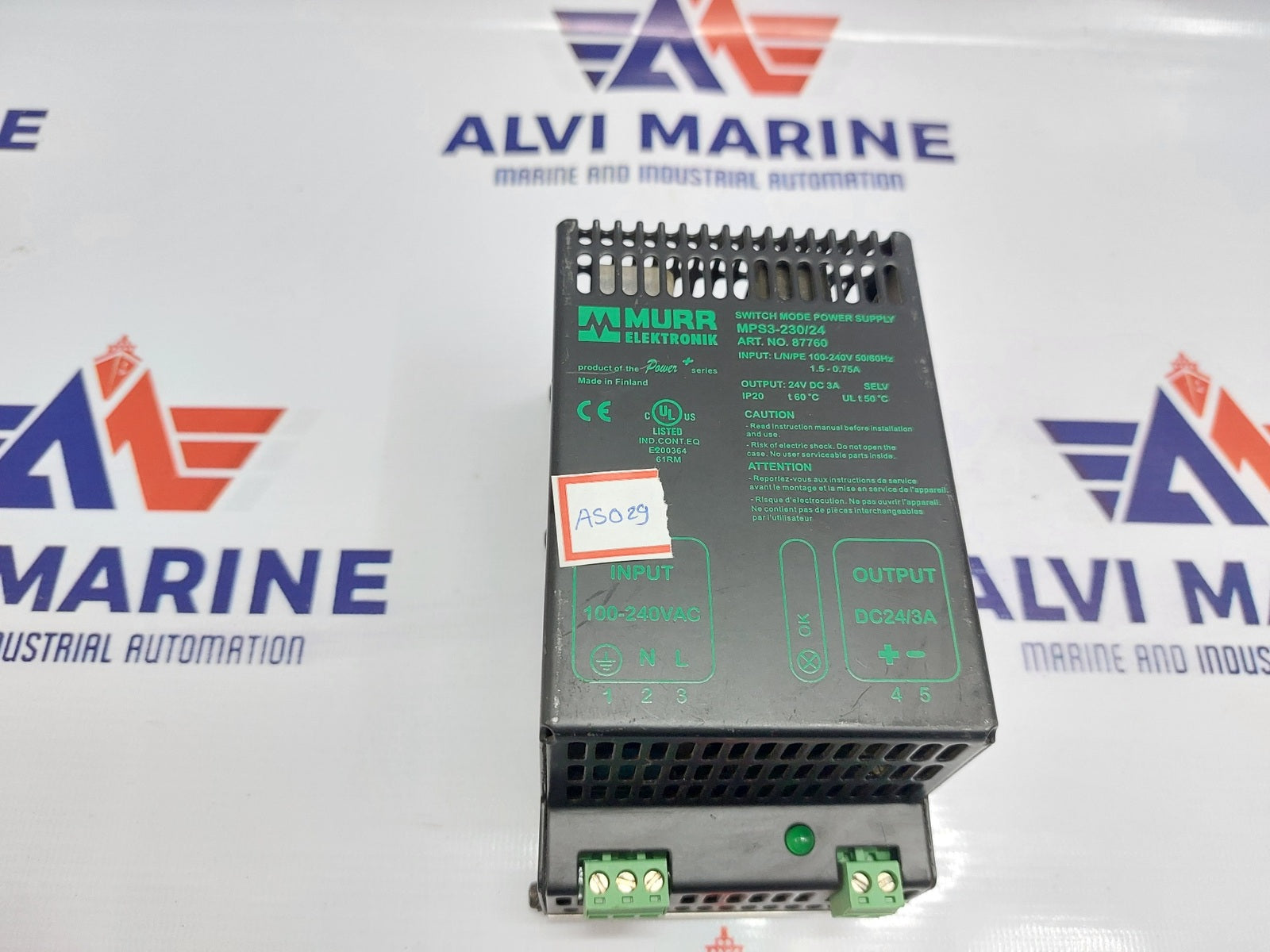 MURR ELEKTRONIK MPS3-23024 SWITCH MODE POWER SUPPLY 87760 (4)