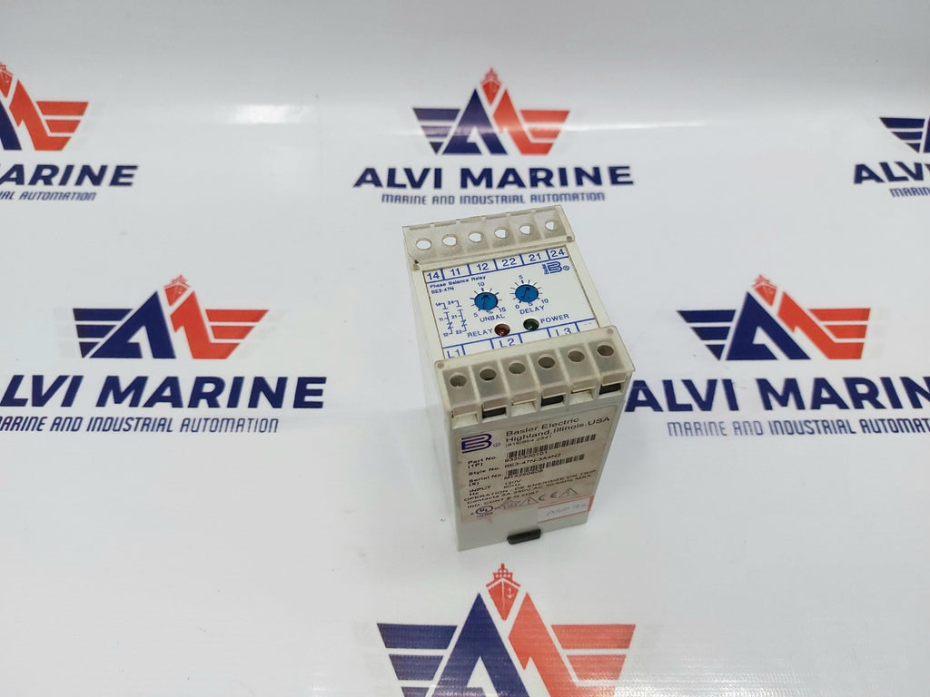 BASLER ELECTRIC BE3-47N-3A4N2 PHASE BALANCE RELAY 9320300101 (2)